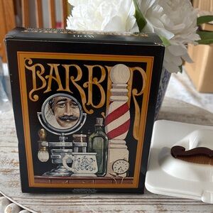Vintage Avon Barber Shop Duet Mustache Comb and Wild Country Soap NEW